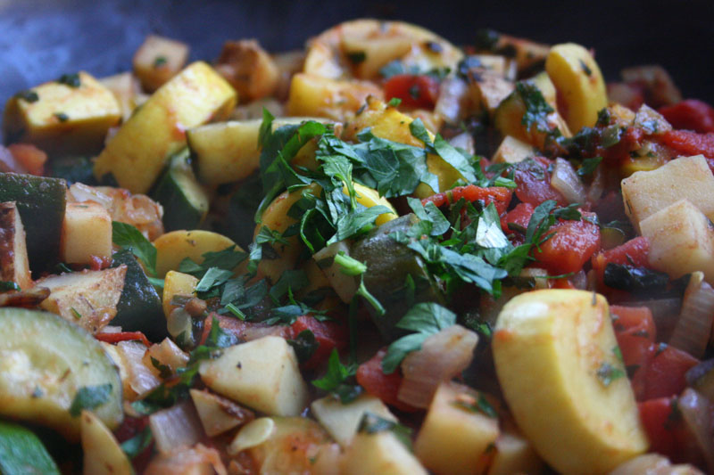 Turli Perimesh | Vegetables with Parsley Turli Perimesh | Vegetables with Parsley
