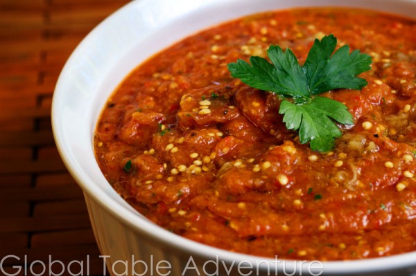 Roasted Eggplant & Bell Pepper Dip | Kyopolou