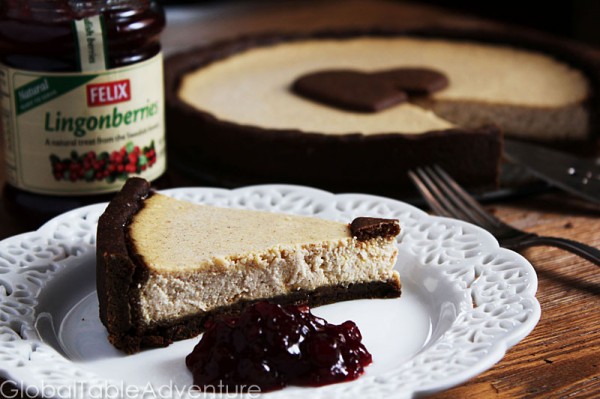 Gingerbread Ricotta Tart/Cheesecake