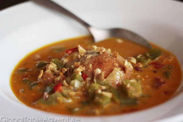 Spicy Chicken Peanut Soup | Groundnut Soup