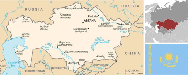 Kazakhstan-map-flag