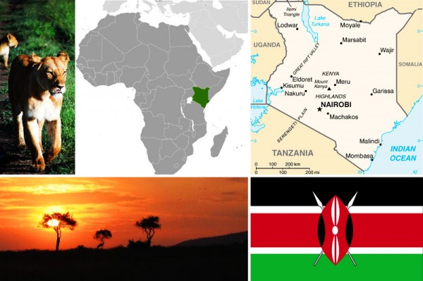 Kenya-Maps-and-Flag