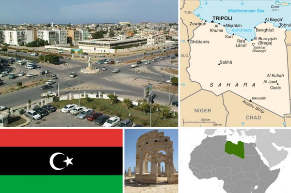 Libya-maps-and-flag