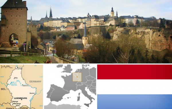 Luxembourg-maps-and-flag