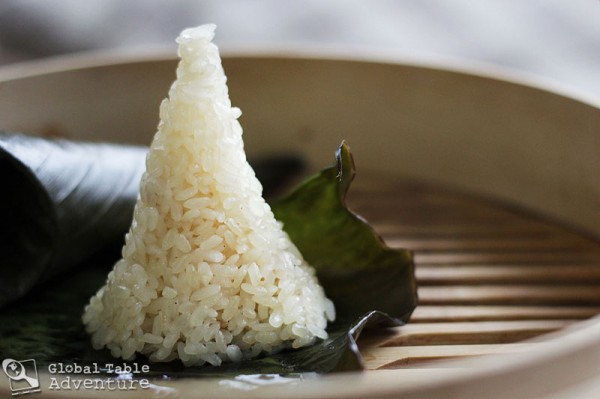 Coconut Sticky Rice in Banana Leaves | Lemang