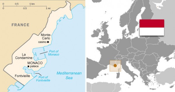 Monaco-maps-and-flag