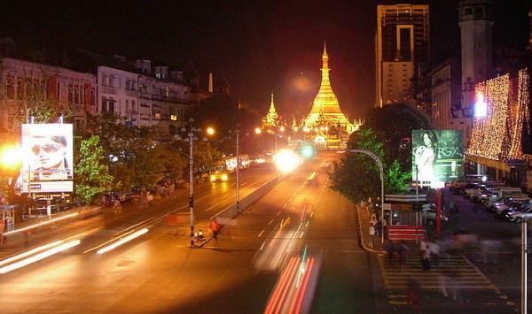 Myanmar-at-night
