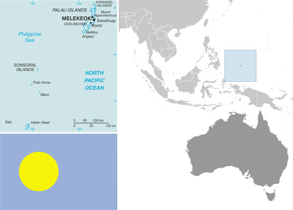 Palau-map-and-flag