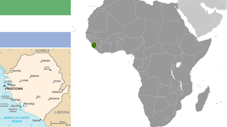 Maps & flag courtesy of CIA World Factbook.