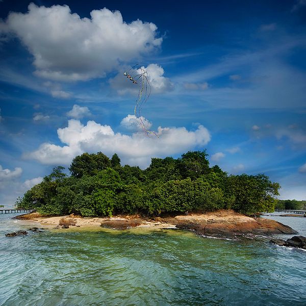 Go Fly A Kite – Chek Jawa, Singapore by William Cho