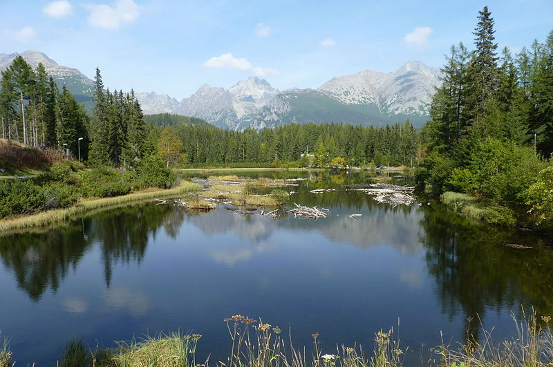 Nové Štrbské lake. The Hight Tatra Mountains, Slovakia. Photo by Podzemnik.