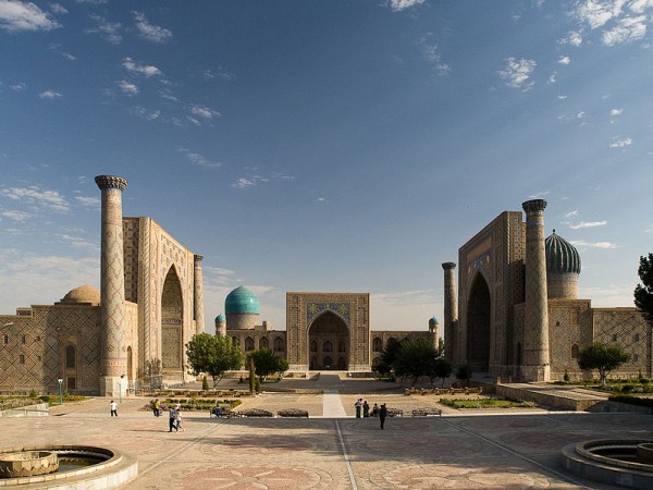 The Registan Square in Samarkand, Uzbekistan. Photo by Gustavo Jeronimo.