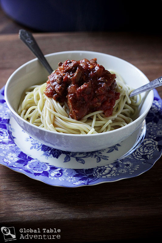 Cousin Alfred's Meat Sauce vatican.city.food.recipe.img_2616