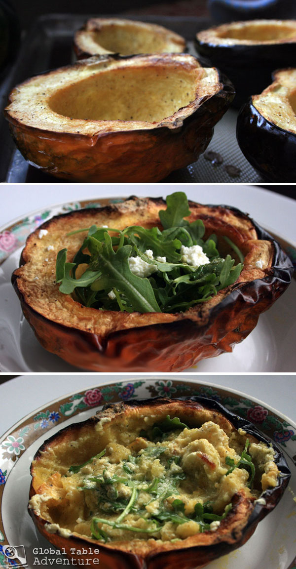 Roasted Acorn Squash Salad from Argentina | 22 Campfire & Scandinavian Recipes to celebrate Midsummer’s Night