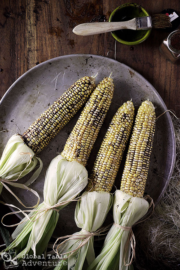 Spiced Elote | Mexican corn on the cob