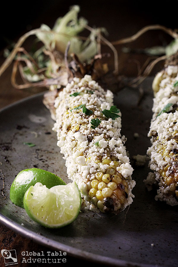 Spiced Elote | Mexican corn on the cob