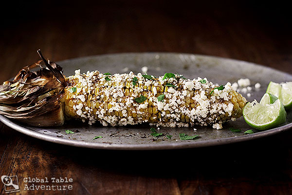 Spiced Elote | Mexican corn on the cob
