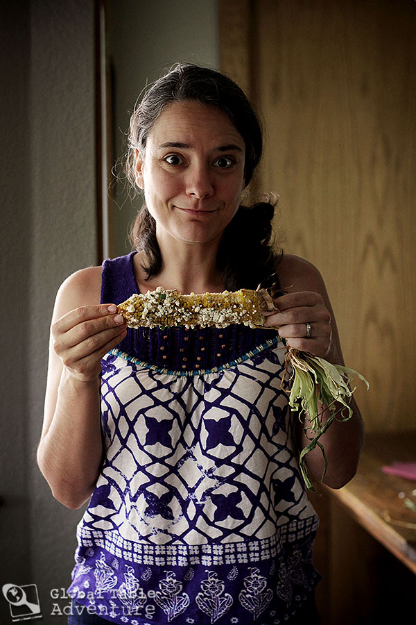 Spiced Elote | Mexican corn on the cob