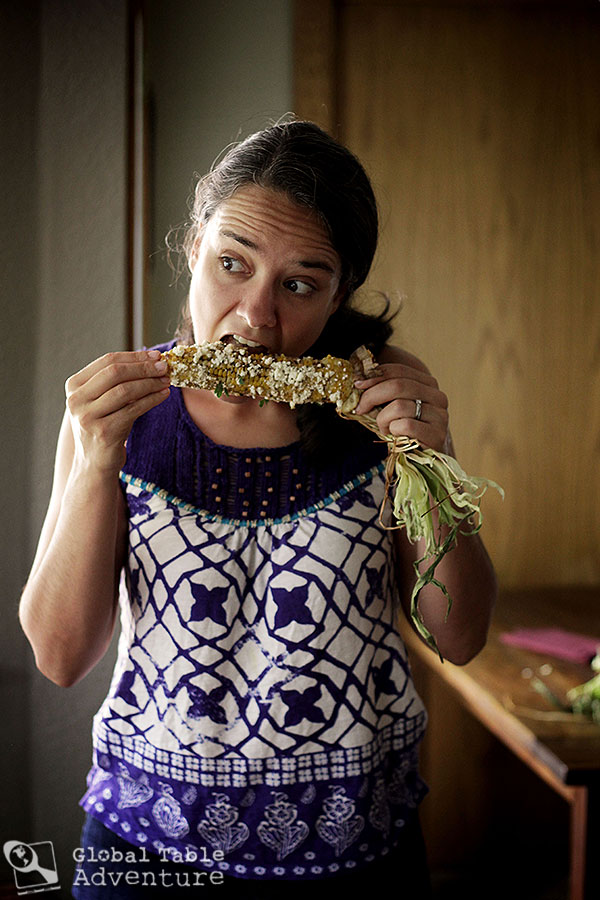 Spiced Elote | Mexican corn on the cob