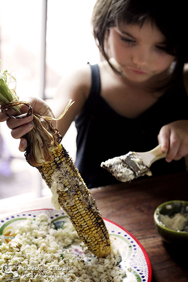 Spiced Elote | Mexican corn on the cob