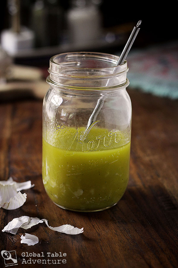 Salad dressing for fattoush