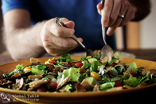 A recipe for Fattoush