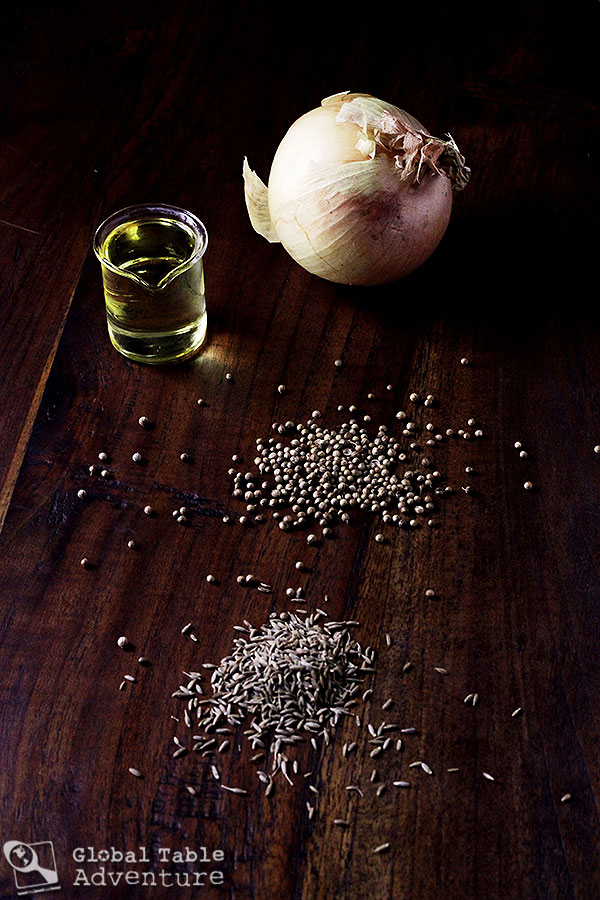 Chana Masala spicing