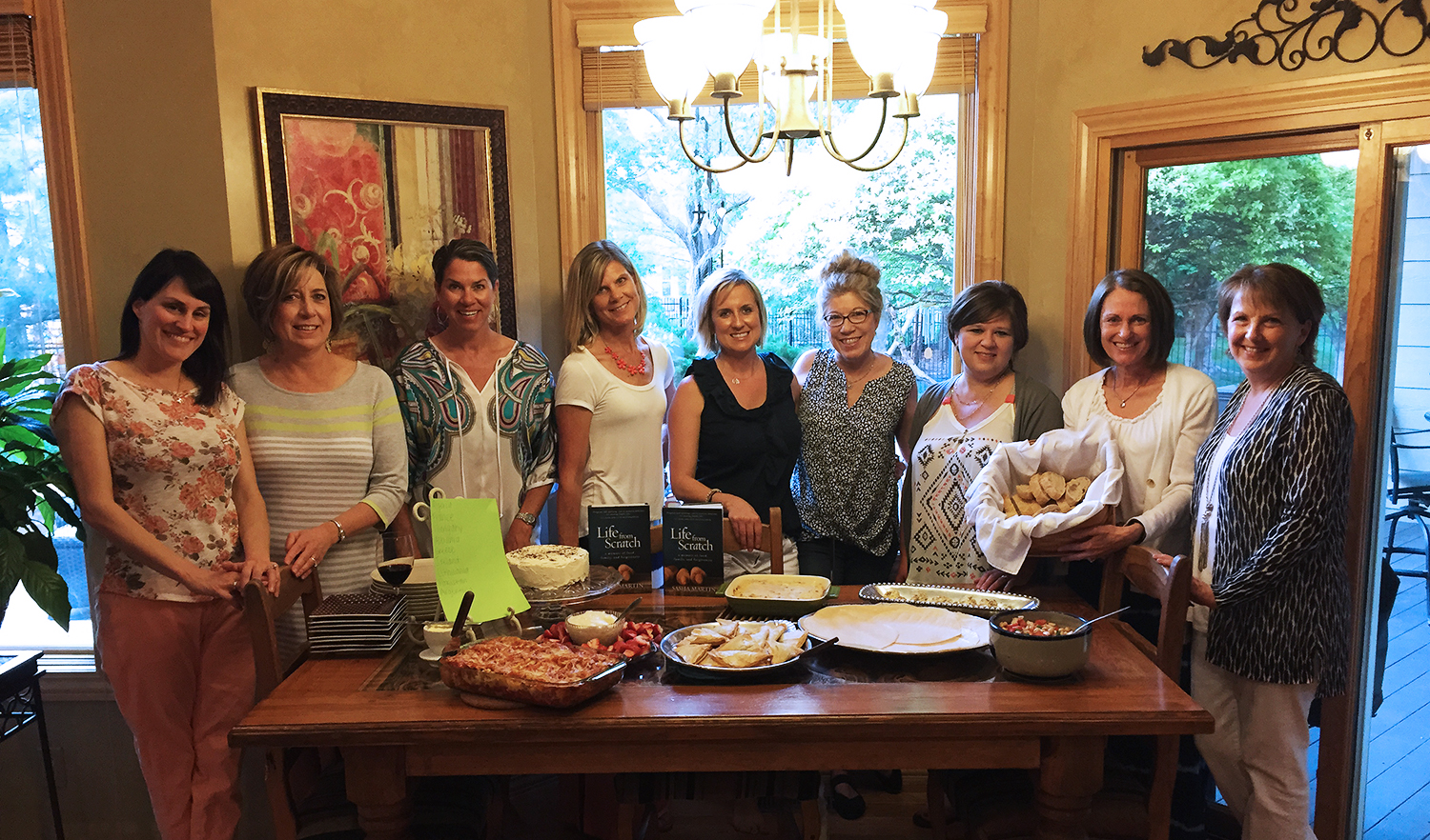 book club buffet
