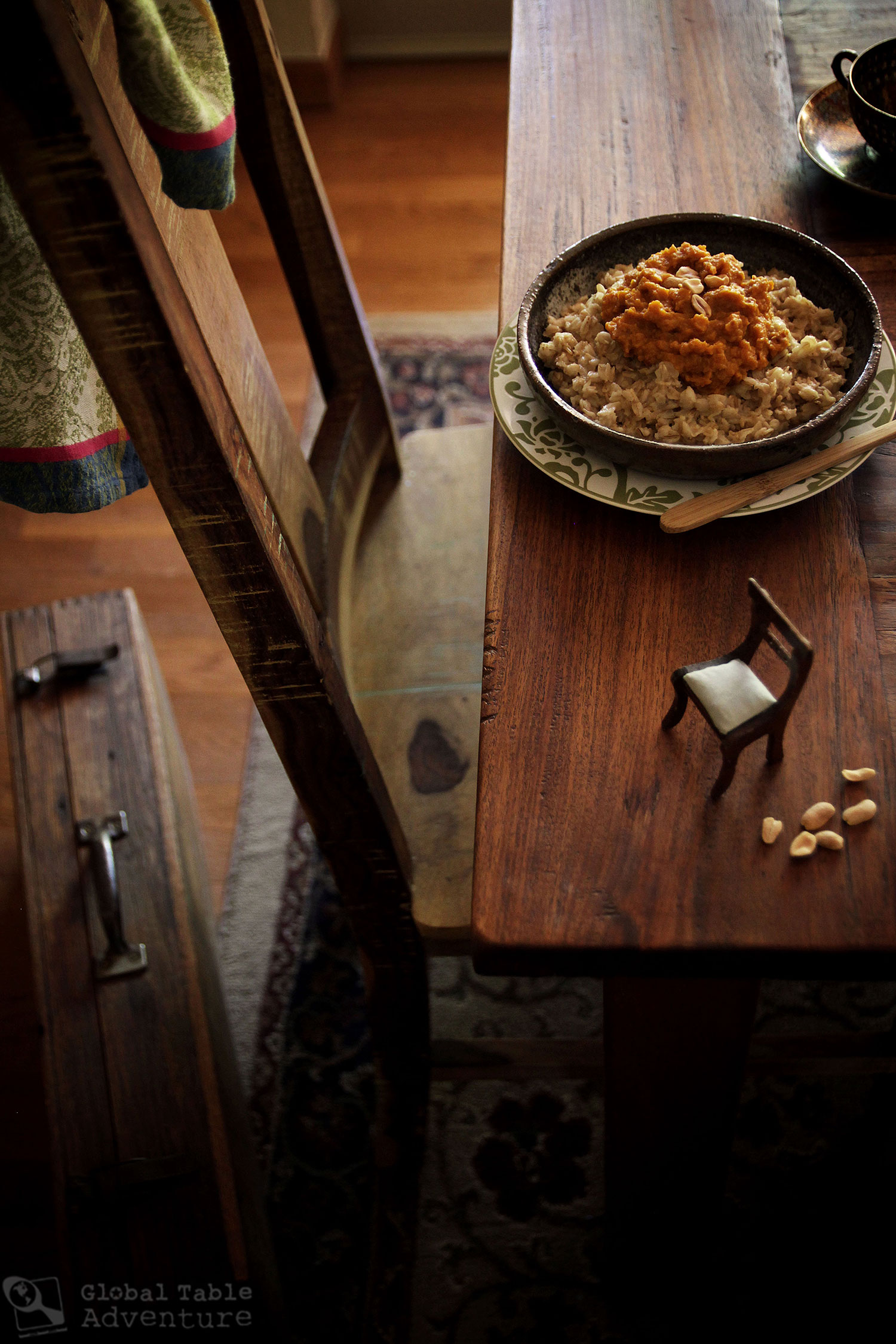 Zambian Breakfast: Pumpkin and Peanut Oatmeal Recipe