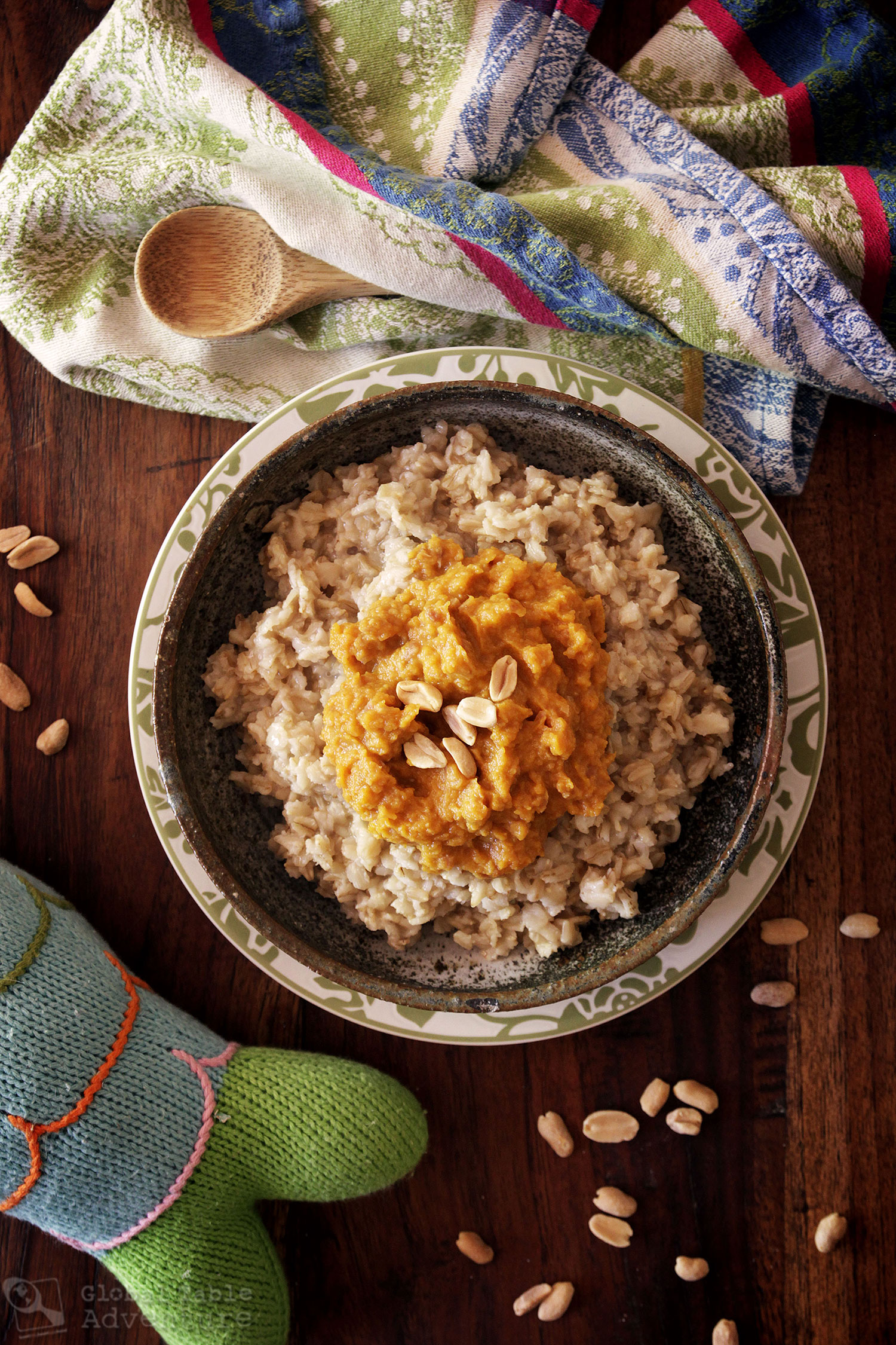 Zambian Breakfast: Pumpkin and Peanut Oatmeal Recipe