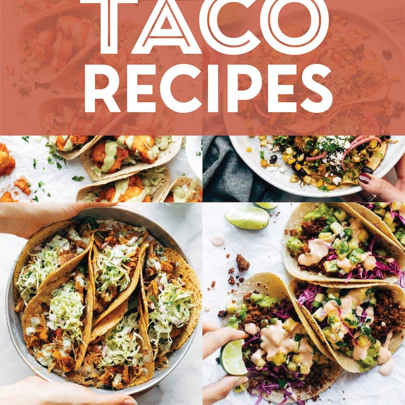 Best taco recipes in a collage.