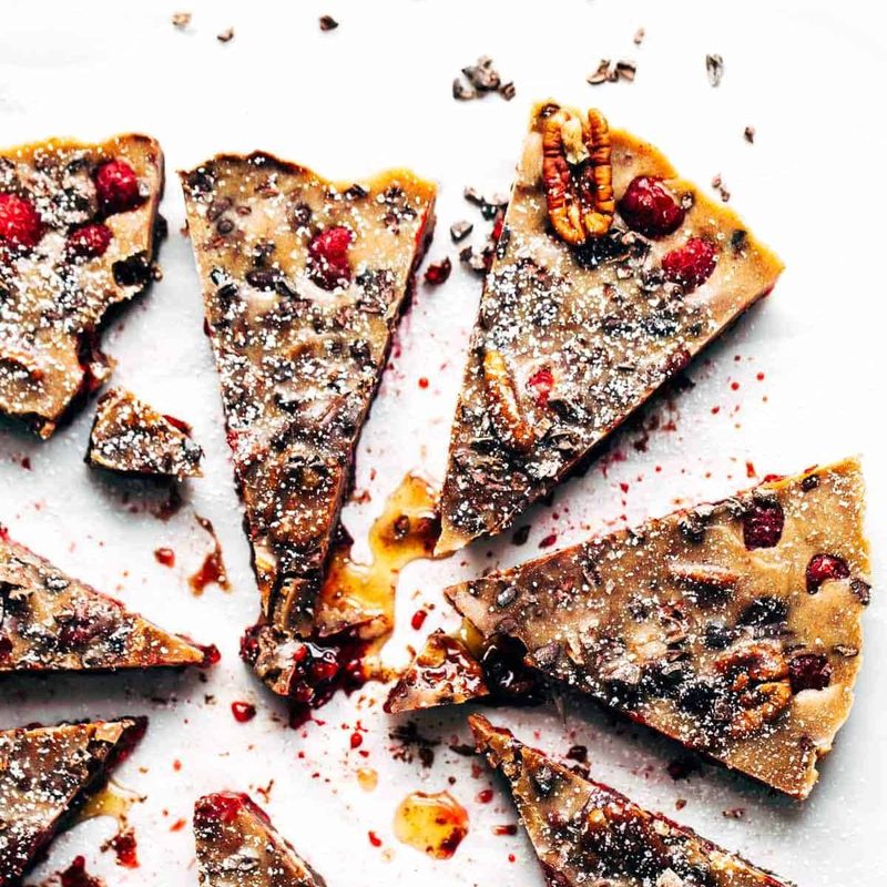 Chocolate Raspberry Almond Butter Bars
