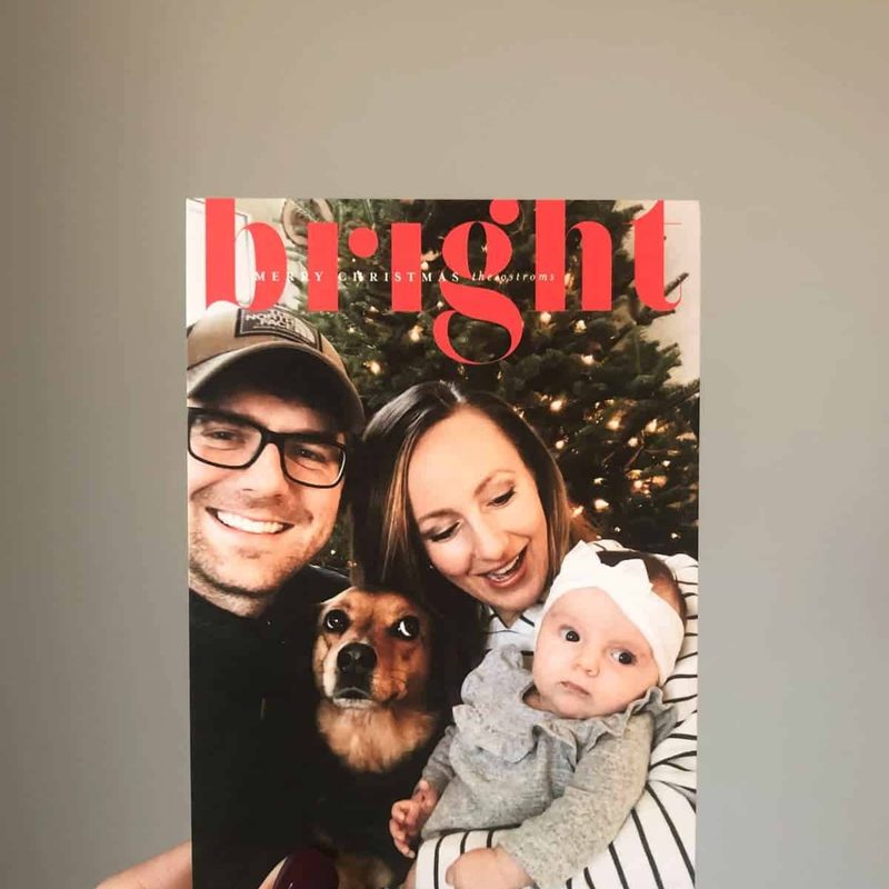 Christmas card for Ostroms.