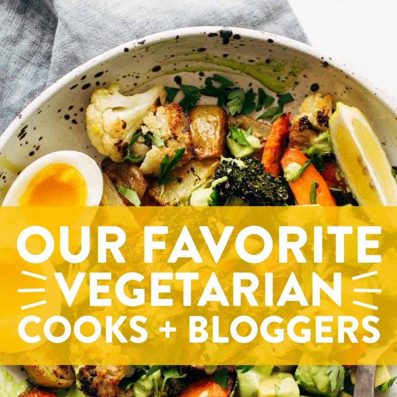 Bowl of vegetables with our favorite bloggers.