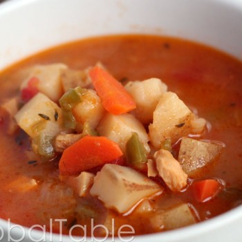 Bahamian Conch Chowder, yum!